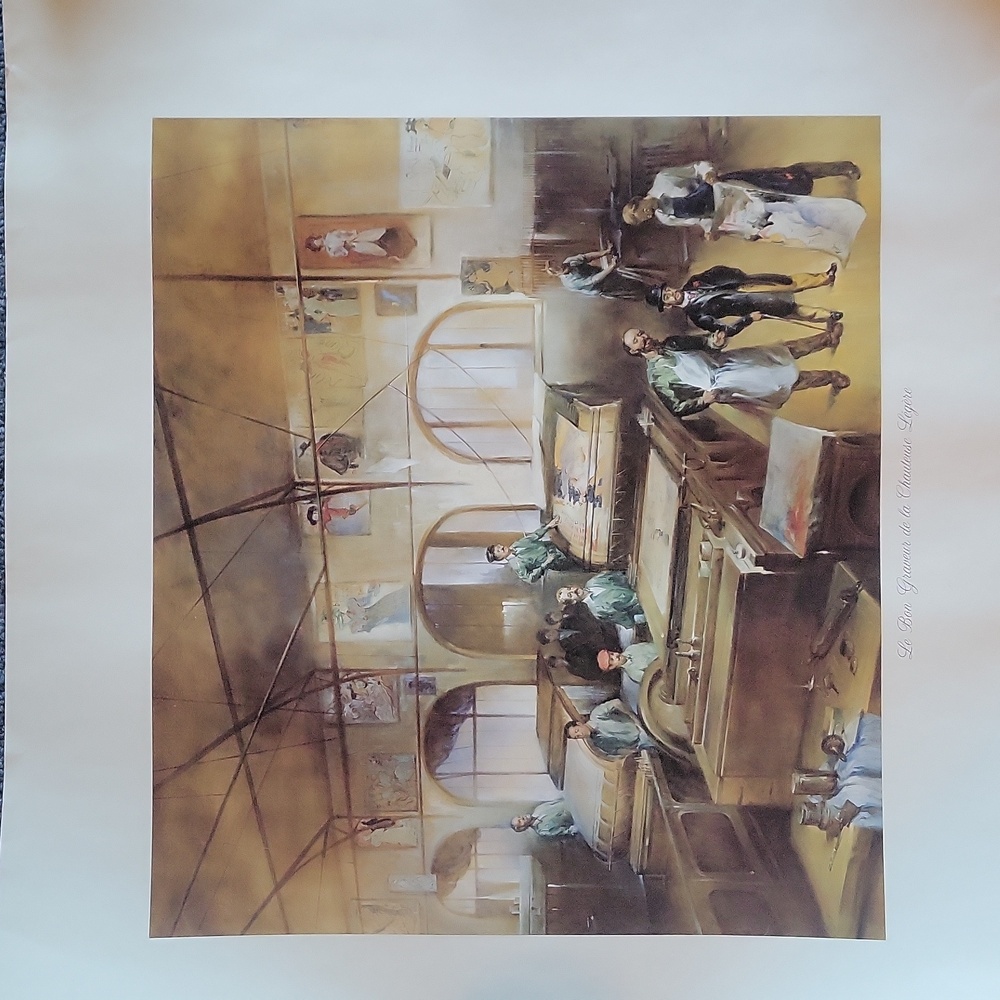 Vtg 1987 Toulouse Lautrec Print